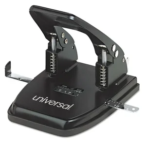 UNV74222 | Universal Office Products Black 2-Hole Punch for