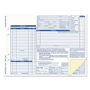 3869 | Tops Business Forms Quad Carbonless Auto Repair
