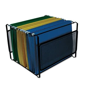 UNV20003 | Universal Office Products Black Mesh Desktop