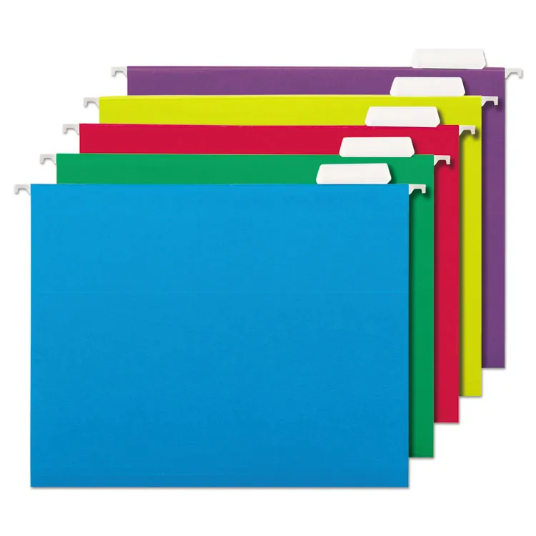 Universal UNV14219 Yellow Legal Size Hanging File Folders - 25 Pack