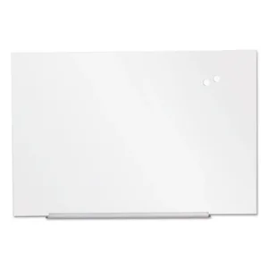 UNV43203 | Universal Office Products Frameless White Glass