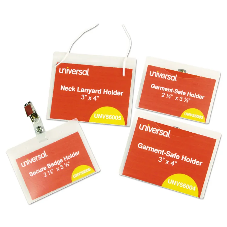 Universal UNV56005 Holder,badge,neck,3x4,100