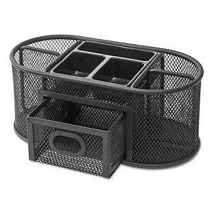 UNV20023 | Universal Office Products Black Oval Mesh