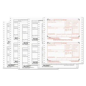 TOP 22990 | Tops Business Forms FORM, W-2, LASER-4PRT 50/PK