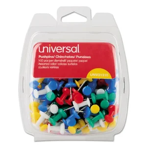 UNV31314 | Universal Office Products Assorted Colored Push