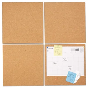 UNV43404 | Universal Office Products Brown Cork Tile Panels