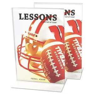 Universal Office Products Clear 4x6 Vertical Frame - 2 Pack