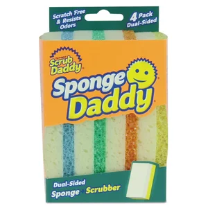 SPDDDY4 | Scrub Daddy, Inc. Sponge Daddy Dual-Sided Sponges