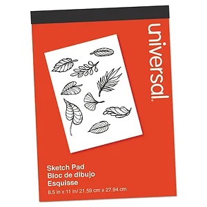 UNV66371 | Universal Office Products 70-Sheet White Sketch