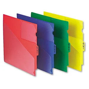13543EE | Tops Business Forms Green Vinyl Center Tab Out