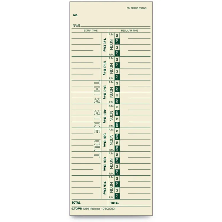 TOPS BUSINESS FORMS-1258