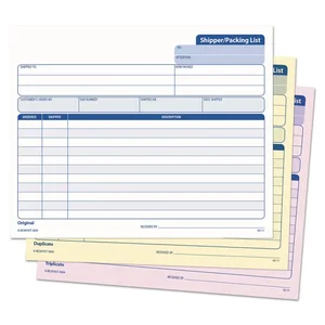 3834 | Tops Business Forms Carbonless Snap-Off Shipping and