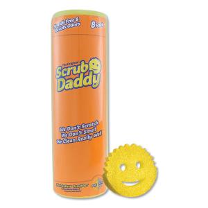 Scrub SD4PI Sponge,scratchfree,4pk,yl