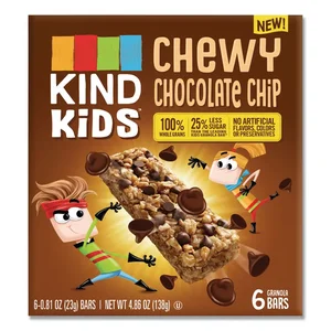 Kind Llc Chewy Peanut Butter Chocolate Chip Kids Bars - 6