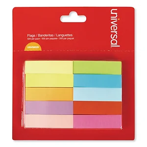 UNV99026 | Universal Office Products Self-Stick Page Tabs,