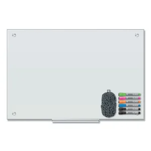 3973U00-01 | U Brands Magnetic Glass Dry Erase Board - 72 x