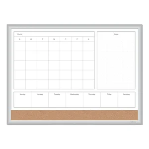 3891U00-01 | U Brands Magnetic 4-in-1 Dry Erase Board,