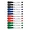 UBR 3980U0012 | U Brands MARKER, DRY ERASE, MED, AST