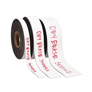 5155U00-18 | U Brands White Magnetic Dry Erase Tape Strips,