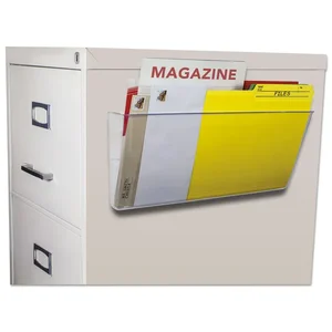 70325U06C | Storex Magnetic Wall File - Clear Letter/Legal