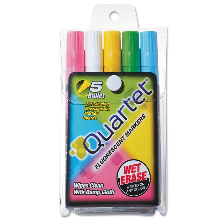 Quartet 5090A Marker,fl,glo,5st