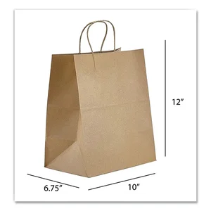 Prime Time Packaging Natural Kraft Paper Bags - 1/7 BBL,
