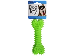 Bulk Buys Colorful Spike Bone Dog Chew Toy - Assorted Colors