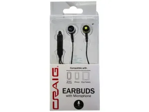 Bulk EN802 Craig Stereo In-ear Earbuds With Microphone