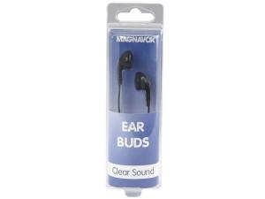 Bulk EN804 Magnavox Black Earbuds