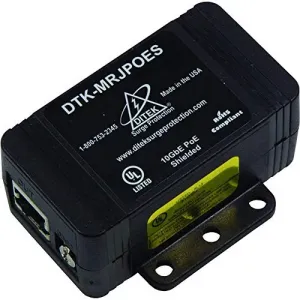 Ditek DTK-MRJPOES 10gbe Poe Protector With Shielded Rj45 Connection