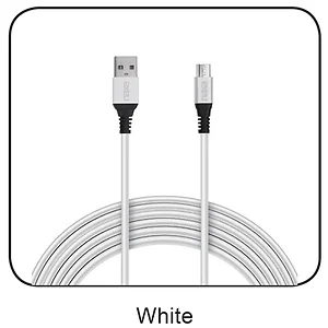 NAC-300-3FWHITE | Naxa Electronics 3 Ft. Micro USB Cable