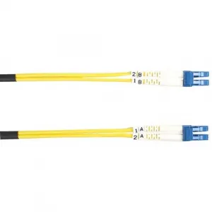 Black FOSM-010M-LCLC Black Box Fiber Optic Duplex Patch Network Cable 