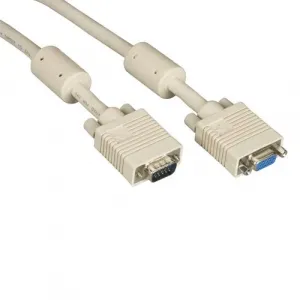 Black EVNPS06-0005-MF Ferrite Core Vga Video Cable - Male To Male - 6 