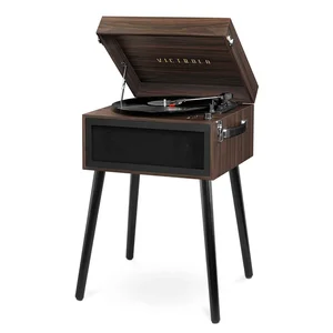 Innovative Technology Liberty 5-in-1 Espresso Wood Music