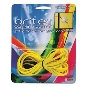 ALL07869 | Alliance Rubber Yellow Corner Rubber Bands - 3