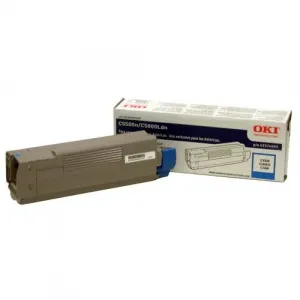 Original Okidata 43324403 Oki Cyan Toner For C5800ldn, C5650n, C5650dn