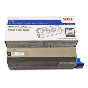 Original Okidata 43866104 Oki Black Toner For C710n, C710dn, C710dtn -