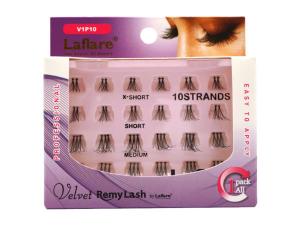 Bulk CA682 Laflare Velvet Remy 10 Strand Eyelashes