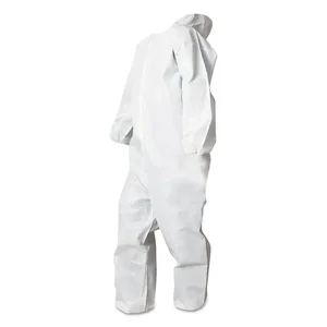 Boardwalk Disposable White Coveralls, Medium Size,