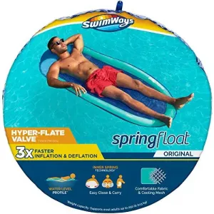 Swimways 6061821 Spring Float  Aqua With Pdq