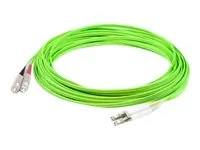 Addon ADD-SC-LC-15M5OM5 15m Om5 Lime Green Lc To Sc Fiber Patch Cable