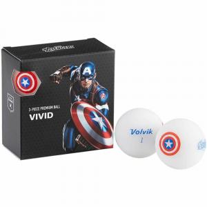 Volvik 6207 Vivid Marvel Golf Balls - Superhero Series