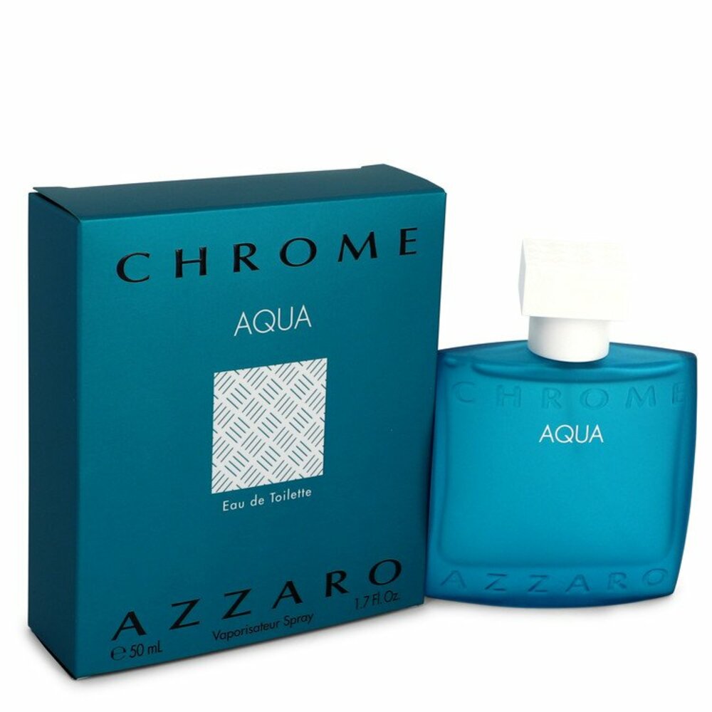 Azzaro 546139 Chrome Aqua Men’s Eau De Toilette Spray, 1.7 Oz