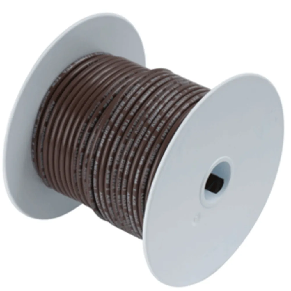 Ancor 102225 Brown 16 Awg Tinned Copper Wire - 250'