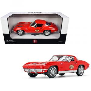 First 49-0426B7 1963 Chevrolet Corvette Diecast Model - 124 Scale Red