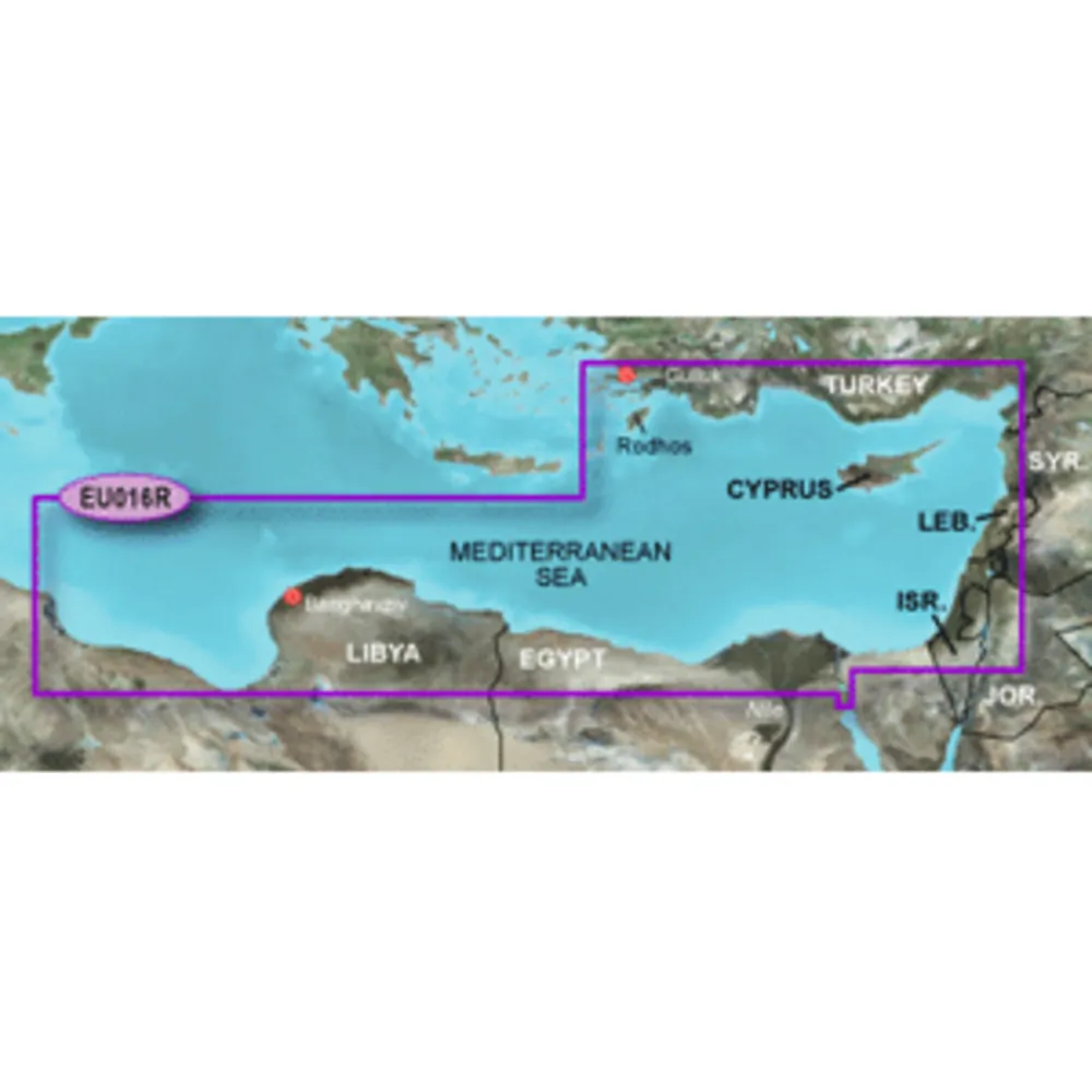 Garmin 010-C0774-20 Bluechartreg; G3 Hd - Hxeu016r - Mediterranean Sou