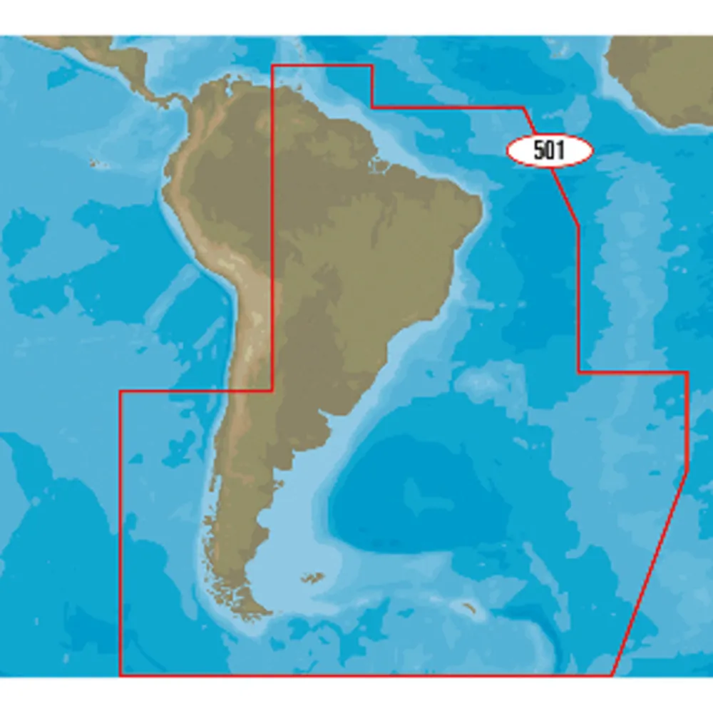 C-map SA-D501 4d Sa-d501 Gulf Of Paria To Cape Hornwith Rsquo;s Detail