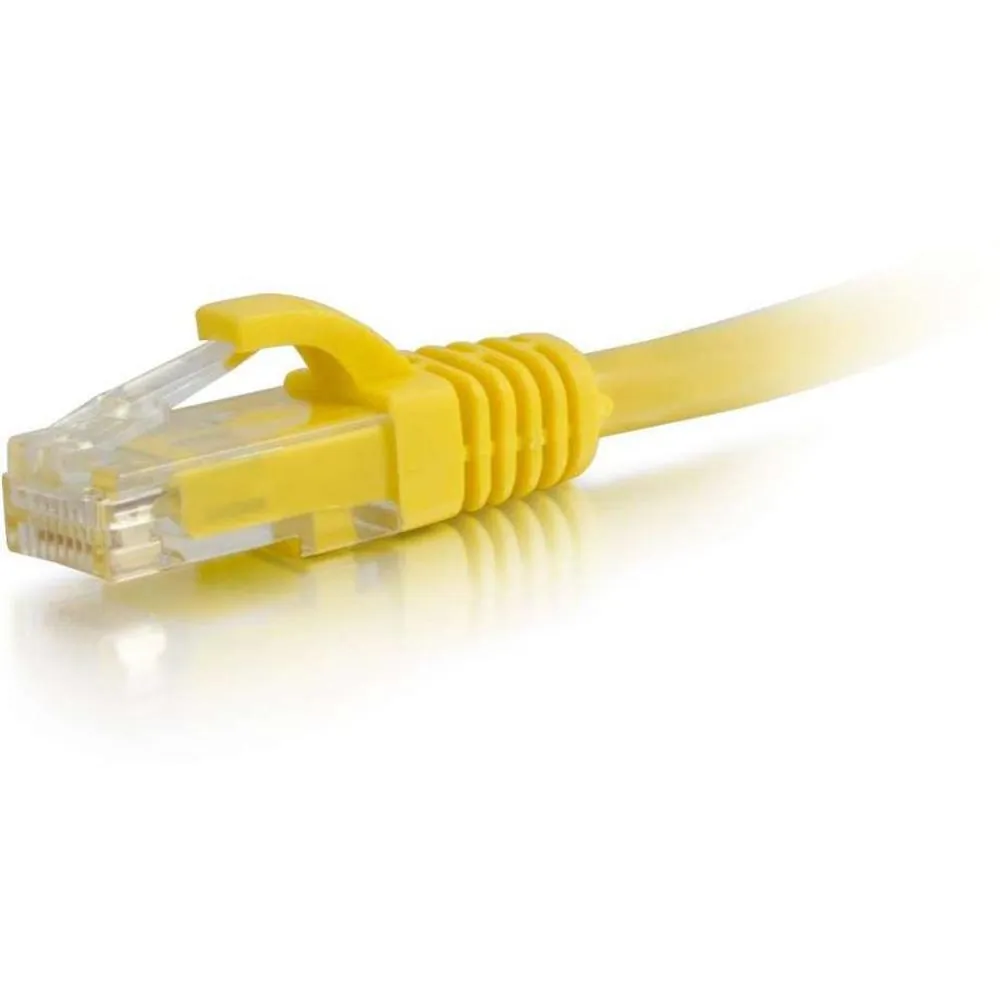 C2g 15204 10ft Cat5e Ethernet Cable - 350 Mhz - Snagless - Yellow - Ca