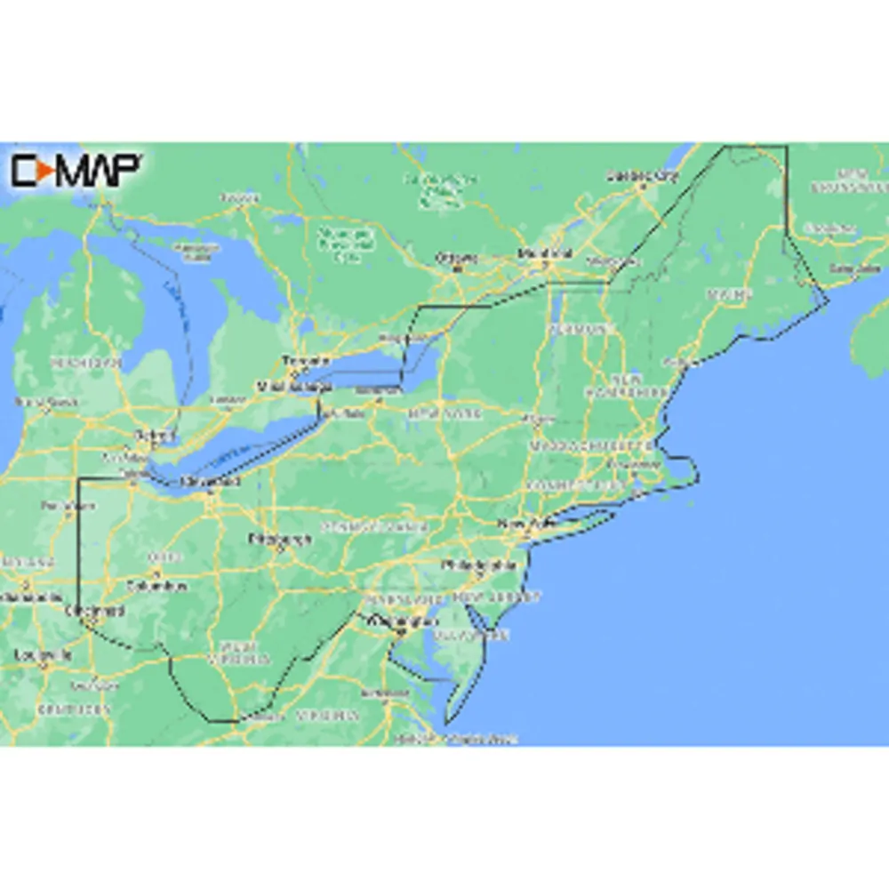 C-map M-NA-Y213-MS M-na-y213-ms Us Lakes East Revealtrade; Inland Char