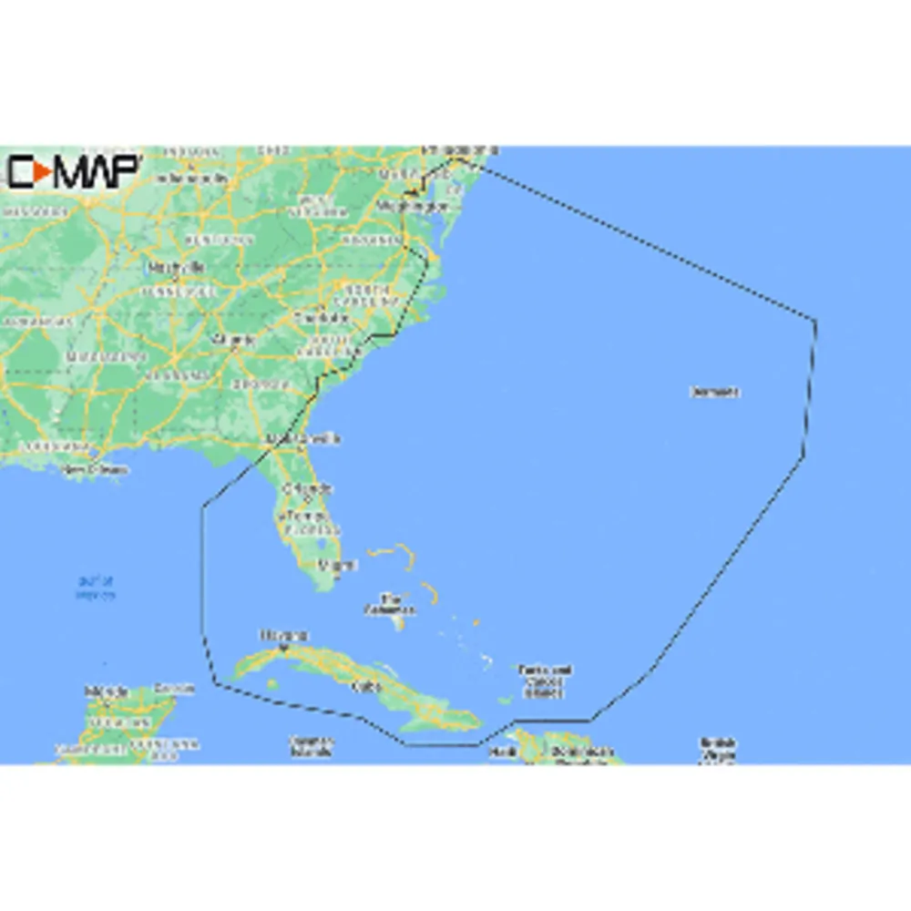 C-map M-NA-Y203-MS M-na-y203-ms Chesapeake Bay To Bahamas Revealtrade;